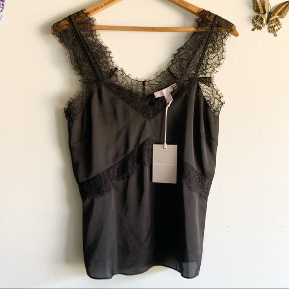 Nordstrom Tops - New Small Black Lace Tank Blouse Chelsea28